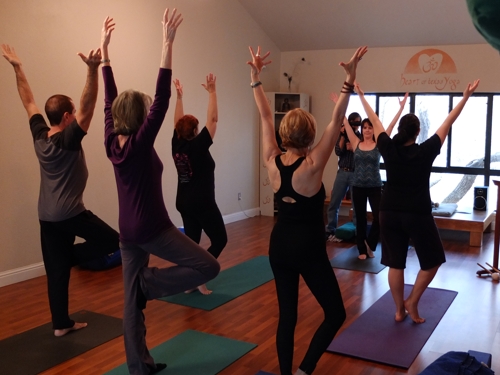 Scene 19 - Be a tree - Bill Bender,  Jan  Gauvain, Dorothy Knight, Jan McGowan, Rodger Marion ,Tiffany Patch & Celeste Coburn)