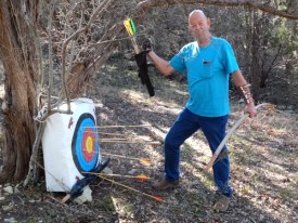 John gets all (well most) of his arrows in the target.