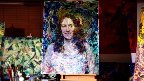 Lynette in painting - Deanna Lalich