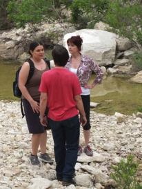 Celeste, Rodger & Tiffany discuss the blocking of the scene