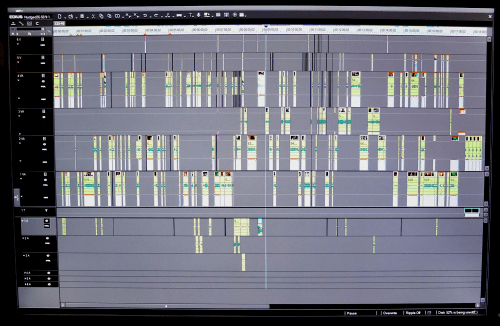 Scenes 35-49 on Edius screen