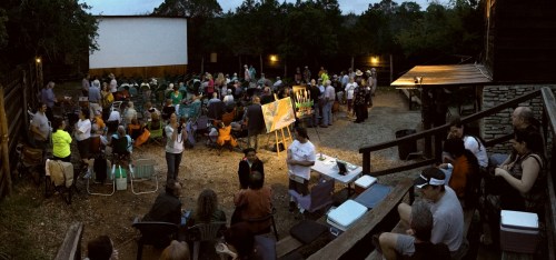 Panoramic photo of premiere